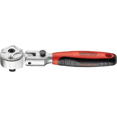 Teng 1/2in Dr. Flex-Head Stubby Ratchet Handle 72T