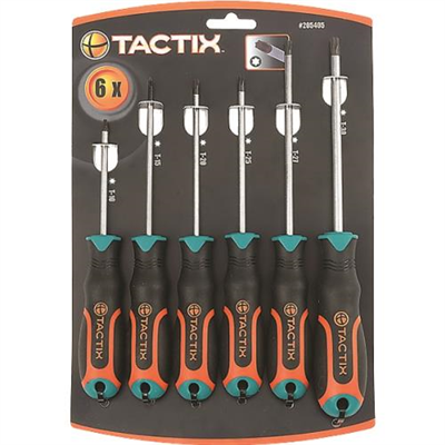 Tactix Screwdriver 6pc Set TX