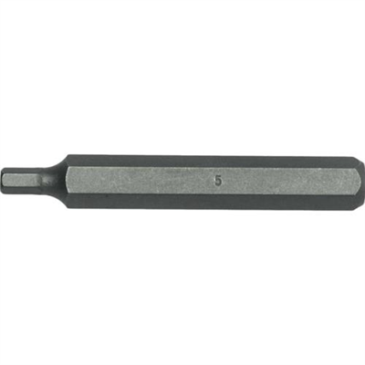 Teng 10mm Hex Dr. 5mm Hex Cr-V Bit / L75mm