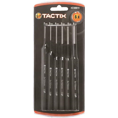Tactix Punch Pin 6pc Set.