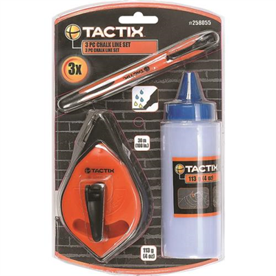 Tactix Chalk Line 3pc Set