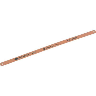 Tactix Hacksaw Blade 2pc 300mm/12in Bi-Metal 24T