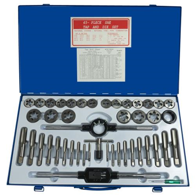 ProEquip 45pc Imperial Tap & Die Set (UNC/UNF)