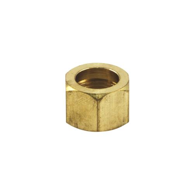1/8in Brass Nut Solder-On**