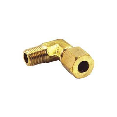 1/4in x 1/4in BSP Brass Single Union Elbow 90Deg.**