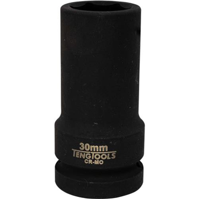 Teng 1in Dr. Thin Wall Deep Impact Socket 30mm Din