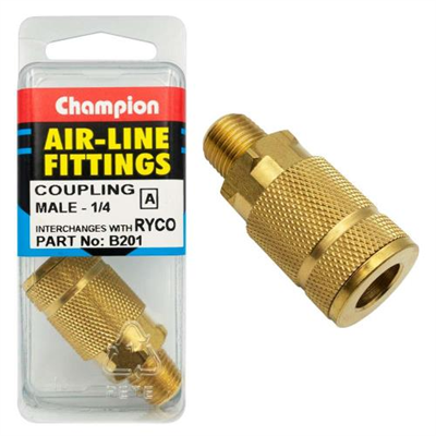 Champion 1/4in Male Coupling Ryco interchange (1)