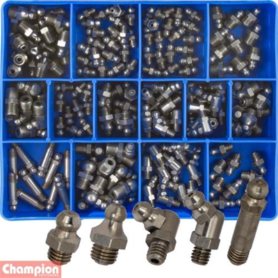 Champion 170pc mm/imp. Grease Nipple Assortment 316/A4 SS