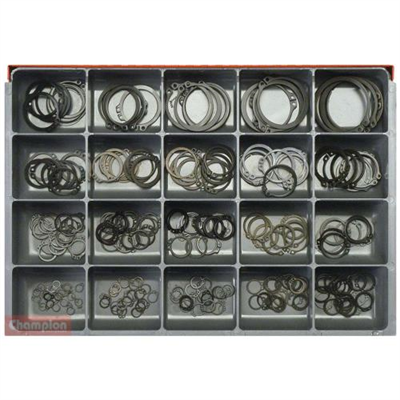 Champion Master Kit 260pc External Circlip Asst - Metric