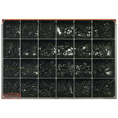 Champion Master Kit  830pc Self Tap Screw Asst(Black Zinc)