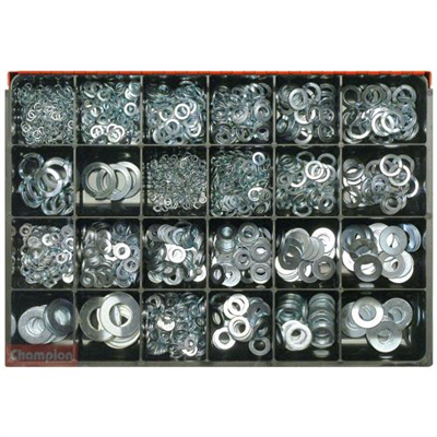 Champion Master Kit 1628pc Flat & Spring Washer (mm/imp)