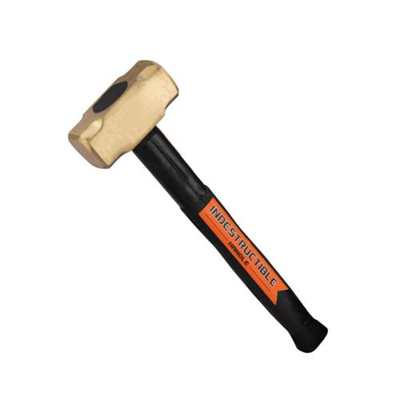 Groz Indestructible Handle Brass Head Hammer 2.5lb/1.1kg