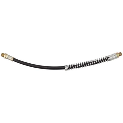 Groz 12in/300mm Std. Flexible Grease Gun Hose W/Spring Guard
