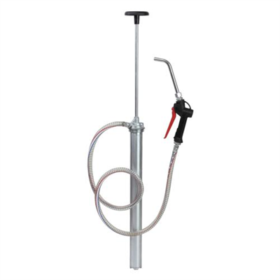 Groz 60L Drum Spring Loaded Oil Pump W/Gun