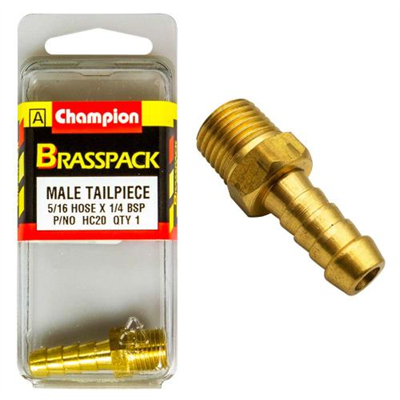 Champion Brass 5/16in x 1/4in Male Hose Barb