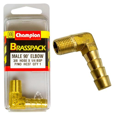 Champion Brass 3/8in x 1/4in 90Deg Male Elbow