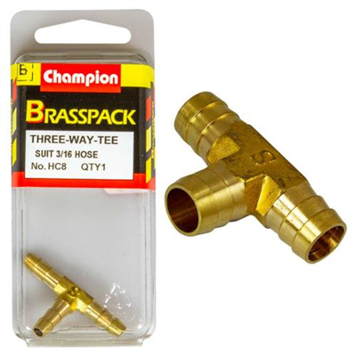 Champion Brass 3/16in 'T' Joiner