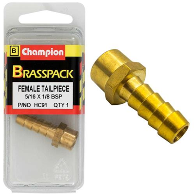 Champion Brass 5/16in x 1/8in Female Tailpiece