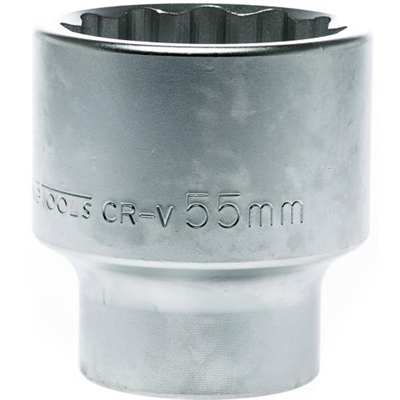 Teng 1in Dr. Socket 55mm 12Pnt
