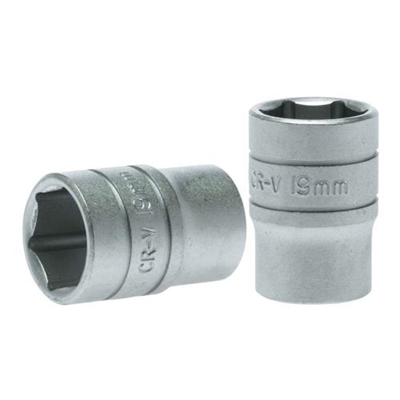 Teng 1/2in Dr. Socket 19mm 6Pnt