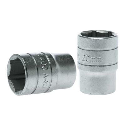 Teng 1/2in Dr. Socket 20mm 6Pnt