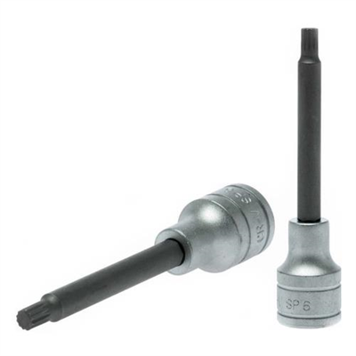 Teng 1/2in Dr. SPL Bit Socket 100mm (L) - #06