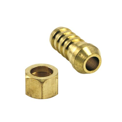 Champion 3/16in x 3/16in Brass Tail & Nut  - Solder On**