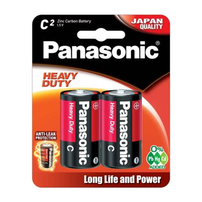 Panasonic C Battery Heavy Duty (2pk)