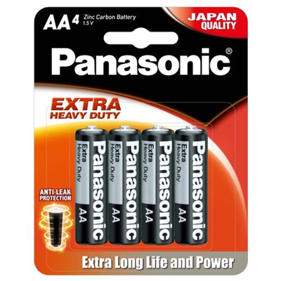 Panasonic AA Battery Extra Heavy Duty (4pk)