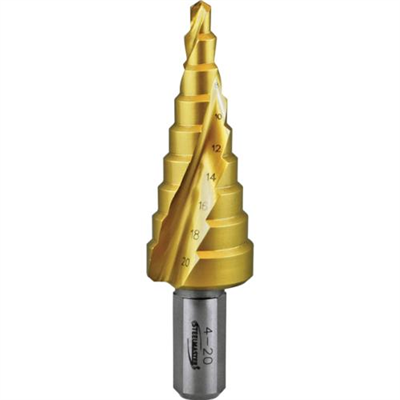 Holemaker Step Drill Spiral Flute 4-20mm