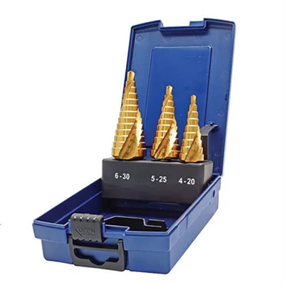 Holemaker 3pc Spiral Flute Step Drill Set-4-30mm