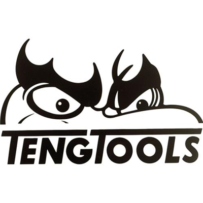 Teng 130mm Teng Eyes Window Sticker Black