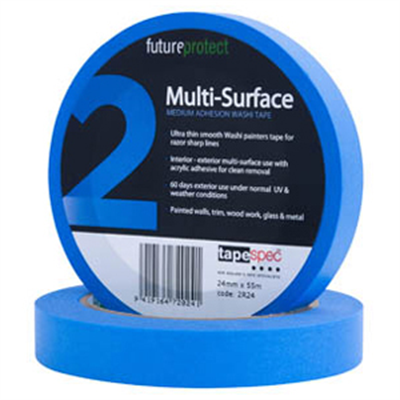 NZ Tape Multi Surface Washi Masking Tape 36mmx50m (Blue)2R36