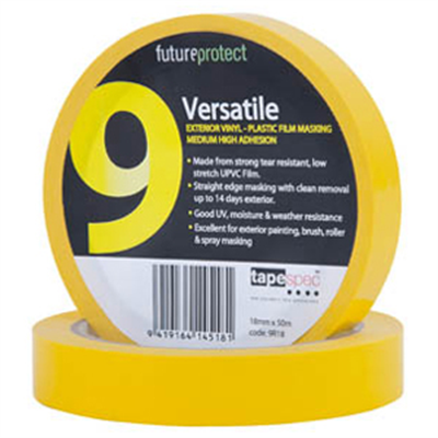 Versatile Vinyl Exterior Upvc Tape 24mm x 50m (Yellow) 9R24*