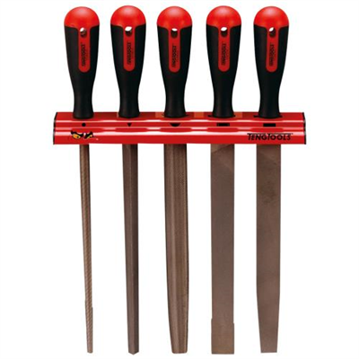 Teng 5pc 10in File Set w/ Wall Rack