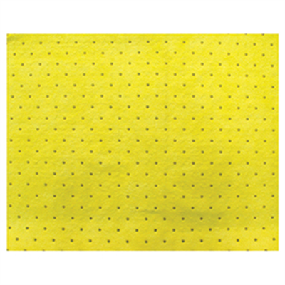 ISL Sorbent Mat - 500 x 400 x 4mm - Chemical (Yellow) - 10pk