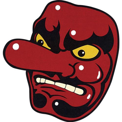 Teng Mask Fake Tattoos - 10pc 75mm x 75mm