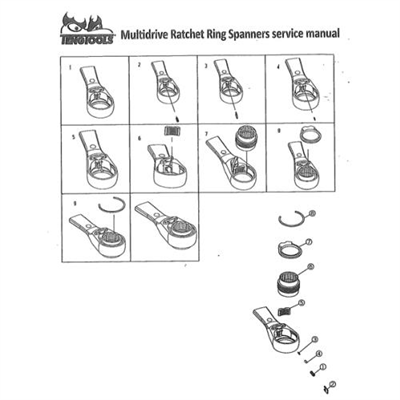 Teng Repair Kit For 60050811RX 8/9mm