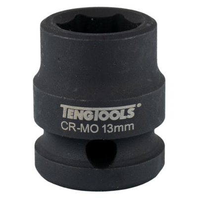 Teng 1/2in Dr. Stubby Impact Socket 13mm DIN