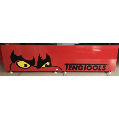Teng Red Kick Panel w/Logo (12 x 245 x 1000mm)