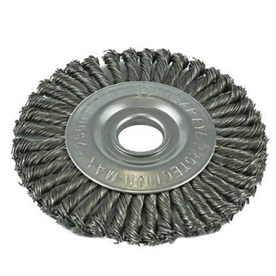 ITM Twist Knot Pipeline Wheel Brush Steel 125mm