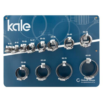 Kale 102pc Wall Merchandiser w/Stock WD 9/12mm W3**