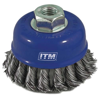 ITM Twist Knot Cup Brush Steel 50mm