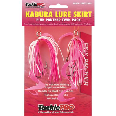 TacklePro Kabura Lure Skirt - Pink Panther (Twin Pack)