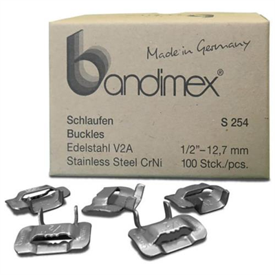 Bandimex S254 Buckles 1/2in (100pc)
