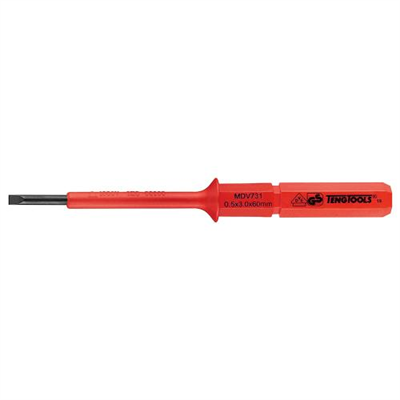 Teng 1000V Screwdriver Interchangeable 3 x 60mm Flat