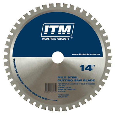 ITM 350mm TCT Mild Steel Cutting Blade 66T
