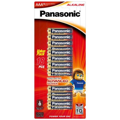 Panasonic AAA Battery Alkaline (18pk)