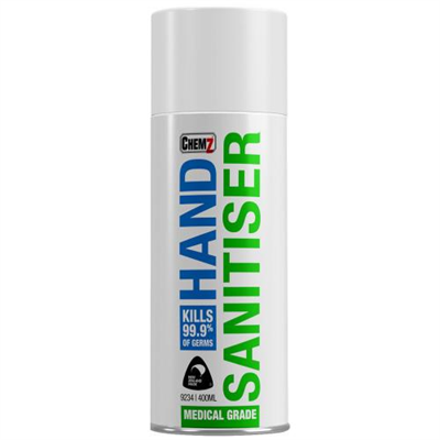 Chemz Hand Sanitiser [400ml] Aerosol**