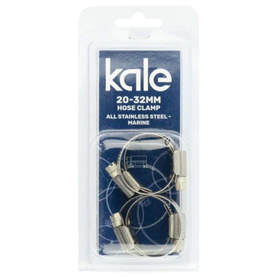 Kale WD12 20-32mm W4-R (4pk) - All Stainless Marine